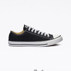 Unisex Black Converse All Star Low